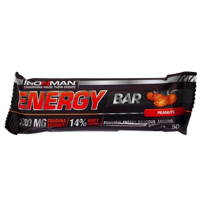 Батончики Ironman Energy Bar with Guarana 50 гр