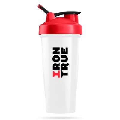 Шейкер IRONTRUE 700ml красный-белый