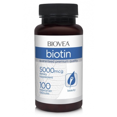 Витамины BioVea BIOTIN 5000 mcg  100 кап