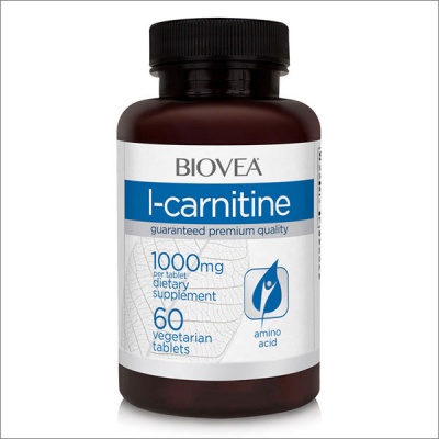 Л-карнитин Biovea L-Carnitine 1000 мг 60 таблеток
