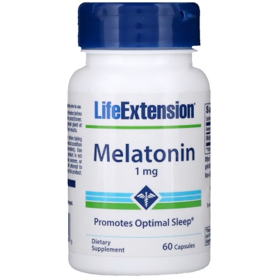 Антиоксидант Life Extension Мелатонин 1 mg 60 капсул