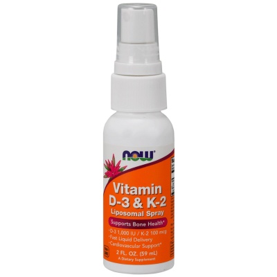 Витамины NOW Vitamin D3 K-2 59 мл