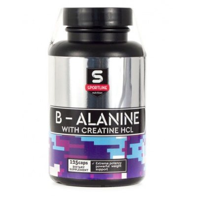 Аминокислота SportLine Nutrition B-Alanine + Creatine HCL  125капсул