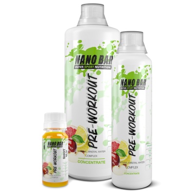 Предтрен NanoBar Pre Workout complex concentrate 60 ml.