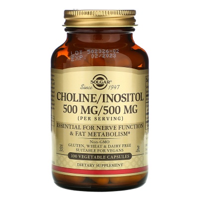 Витамины Solgar Inositol 100 капсул