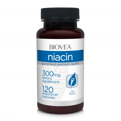 Витамины BioVea Niacin 300 мг  120 капсул