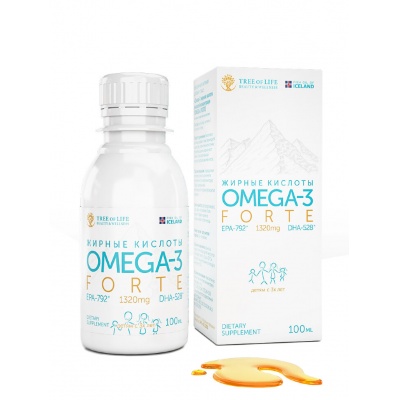 Антиоксидант LIFE Omega 3 forte  100 мл