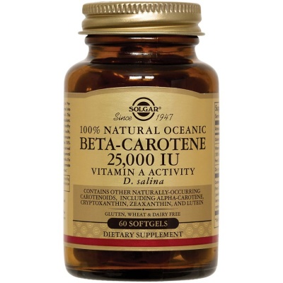 Витамины Solgar Oceanic Beta-Carotene 25,000 IU  60 капс