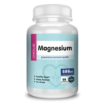 Витамины Chikalab Magnesium 600 мг 60 капсул