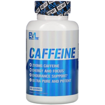 Энергетик EVLution Nutrition Caffeine 200 мг 100 таблеток