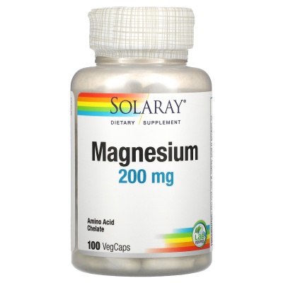 Витамины Solaray Magnesium  200 mg 100 капсул