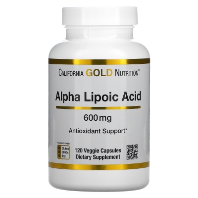 Антиоксидант California Gold Alpha Lipoic Acid  600мг 120 капсул