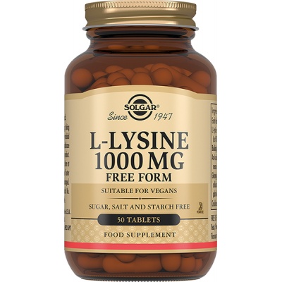  Solgar L-Lysine 1000 mg 50 