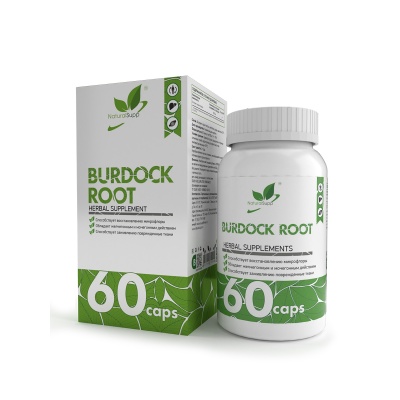 Антиоксидант NaturalSupp Корень лопуха 500 мг 60 капсул