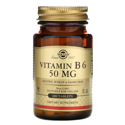  Solgar Vitamin B6 50 mg 100 