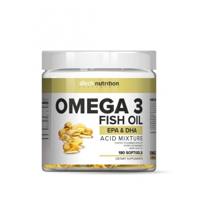 Антиоксидант aTech Nutrition Omega 3 Fish Oil 180 капсул