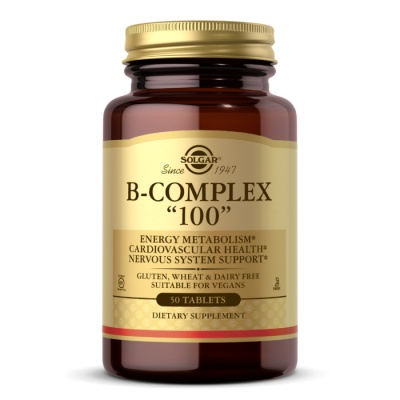 Витамины Solgar B-Complex "100" 50 таблеток