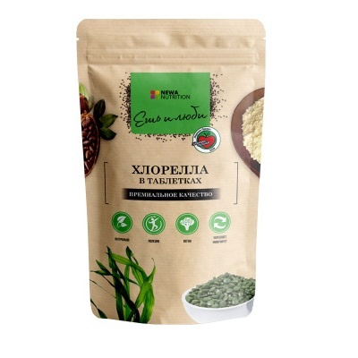 Антиоксидант Newa Nutrition Хлорелла в таблетках 100 гр