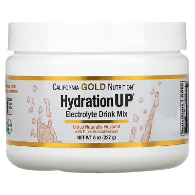 Изотоник California Gold Nutrition HydrationUP Electrolyte Drink Mix 227 гр