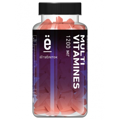 Витамины Ёбатон MULTIVITAMINES 1200 мг 60 таблеток