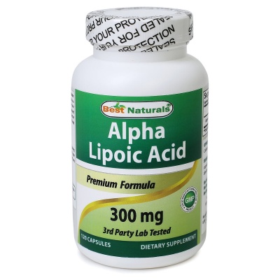 Антиоксидант Best Naturals Alpha Lipoic acid 300 мг 120 капсул