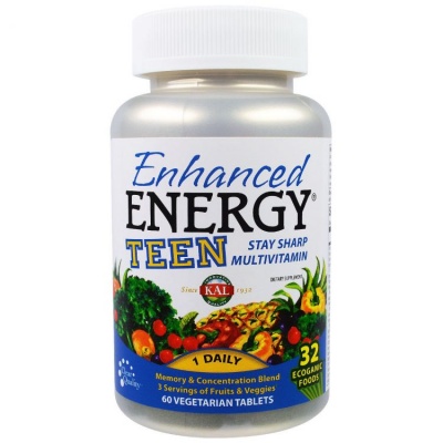 Витамины Innovative Quality KAL Enhanced Energy Teen 60 капсул