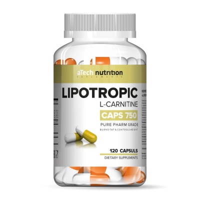 Л-карнитин aTech Nutrition L-carnitine Lipotropic 120 капсул