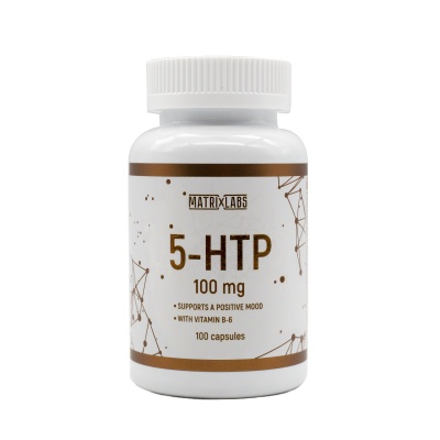 Антиоксидант Matrix Labs 5-HTP  + Vitamin B6 100 капсул