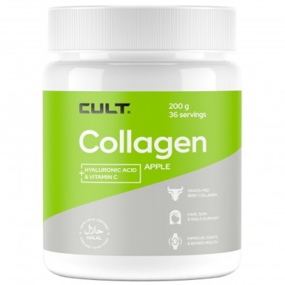Коллаген Cult Collagen + Hyaluronic Acid + Vitamin C 200 гр