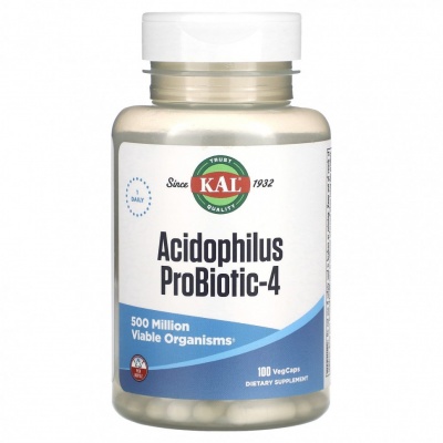 Пробиотик Innovative Quality KAL Acidophilus Probiotic-4 100 капсул