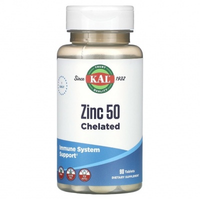 Витамины Innovative Quality KAL Zinc 50 Chelated 50 мг 90 капсул