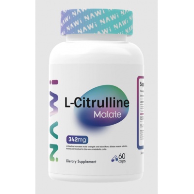 Аминокислота NAWI L-Citrulline Malate 342 мг 60 капсул