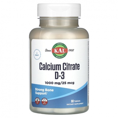 Витамины KAL Calcium Citrate 90 таблеток