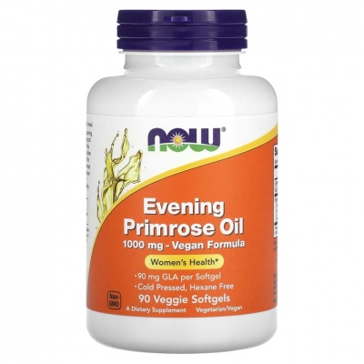 Витамины NOW Evening Primrose Oil 90 капсул