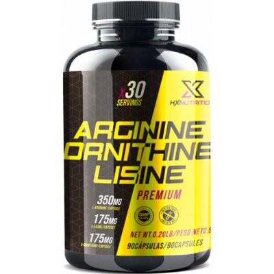 Аминокислота HX Nutrition Premium Arginine+Ornithine+Lisine 90 капсул