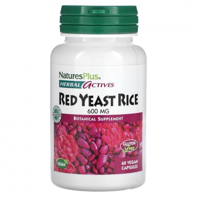 Антиоксидант Natures Plus Red Yeast Rice 600 мг 60 капсул