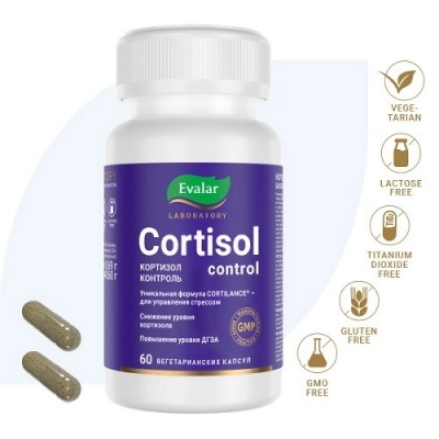 Витамины Evalar Cortisol Control 60 капсул