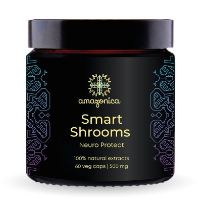 Антиоксидант Amazonica Muhomoring Smart Shrooms 500 мг 60 капсул