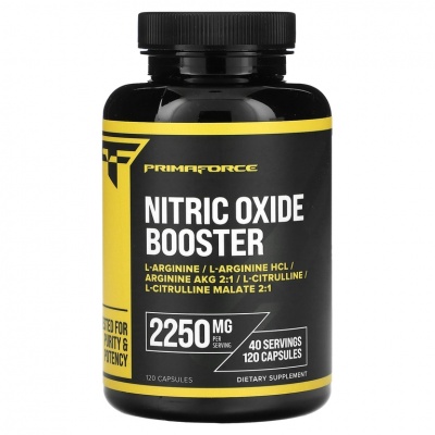 Аминокислота Primaforce Nitric Booster Оксид азота 120 капсул